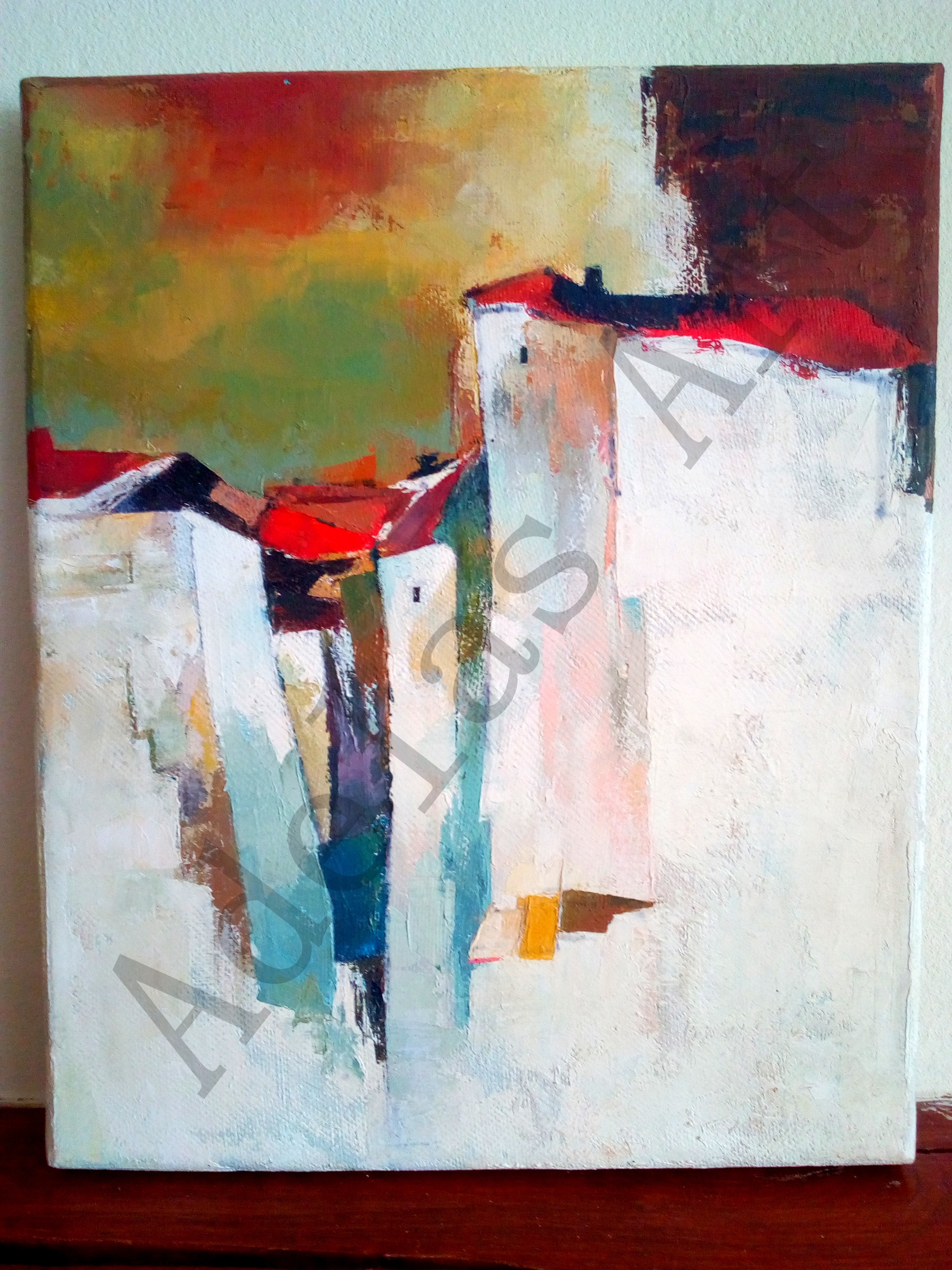 "Pueblo blanco" by Adelas Art