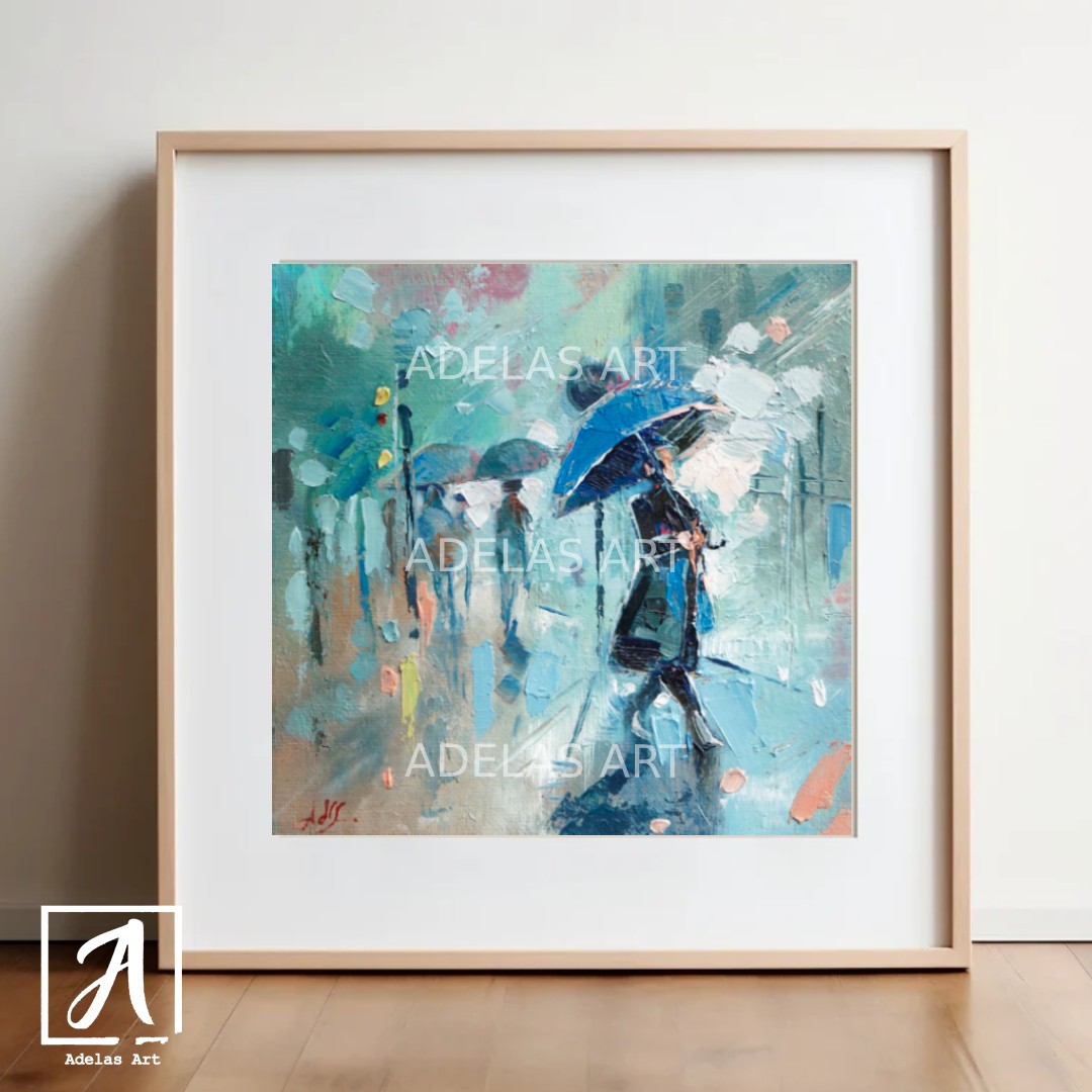 Rainy Drumcondra Dublin street Art Print