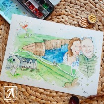Custom Engagement Portraits