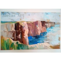 "Cliffs of Moher" by Adelas Art - front view