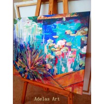 "Nymphaea alba II" by Adelas Art - front view
