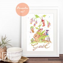 Personalised custom kid's room painting