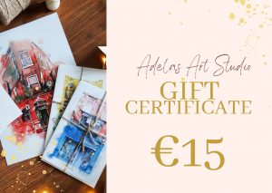 Gift voucher of €15 to purchase art prints and original art