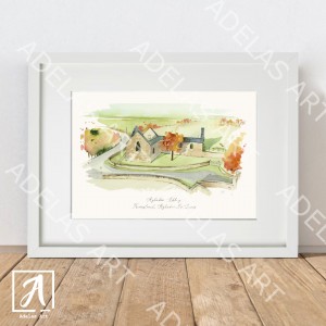 Aghaboe Abbey, County Laois Art Print