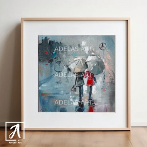 Art Print of the Liffey River, Ireland