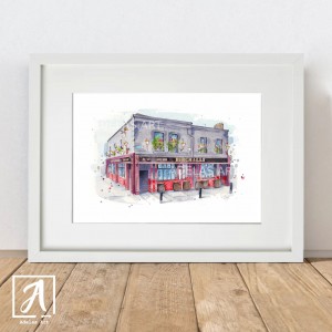 Birchalls Ranelagh pub art print