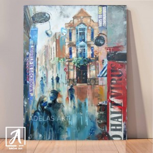 Original Oil Painting Created during the 2020 lockdown in Ireland - Adelas Art