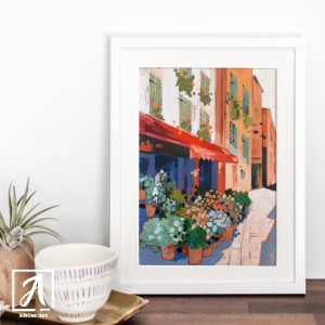 Oil Painting of Blossoms of Southern France