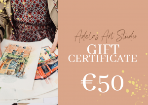 Gift voucher of €50 to purchase art prints and original art