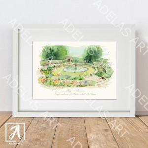 Heywood Gardens Ballinakill County Laois Art Print