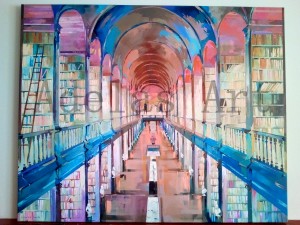 "Trinity College" by Adelas Art - front view