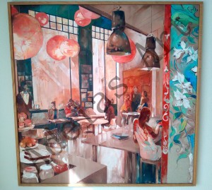 "Bar Lobo" by Adelas Art - front view