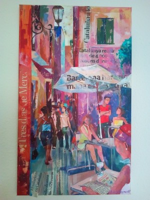 "Barrio Gótico" by Adelas Art - front view