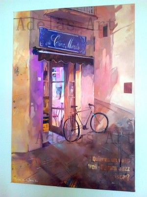 "Bar Cinc Minuts" by Adelas Art
