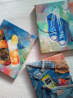 "Trio" by Adelas Art - set of 3