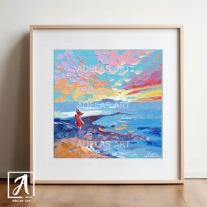 Art Print of an Irish Coastal Landscape