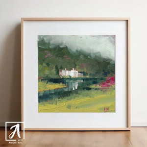 Original Painting of Dublin Squirrel Wall Art, The Workshop Pub Print, Dublin city centre