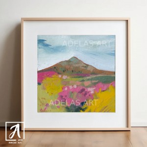 Original Painting of Dublin Squirrel Wall Art, The Workshop Pub Print, Dublin city centre