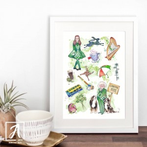 Celebrating Irish Culture by Adelas Art