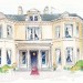 Ballyna House watercolour painting