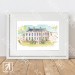 Custom painting of Castle Durrow, County Laois