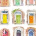Colourful Irish Doors of Dublin city