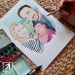 Custom watercolour family portrait