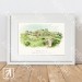 Art Print of the Rock of Dunamase painted by Adelas Art