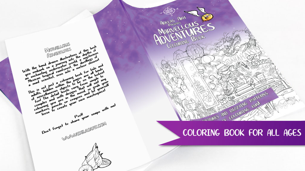 Colouring Book for Kids and Adults
