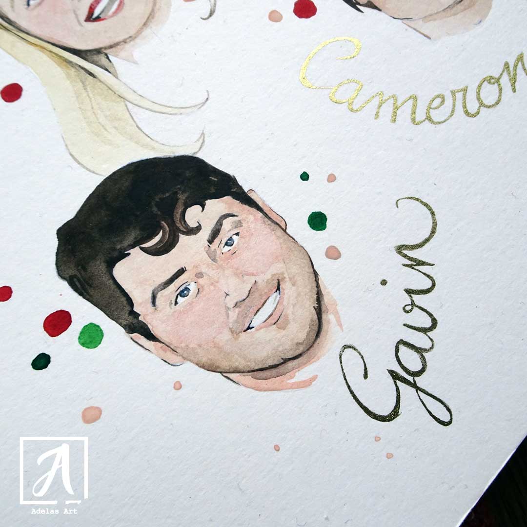 Hot pressed Hahnemühle Watercolour paper