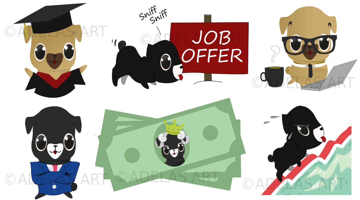 Custom Made Mascot illustration for a company